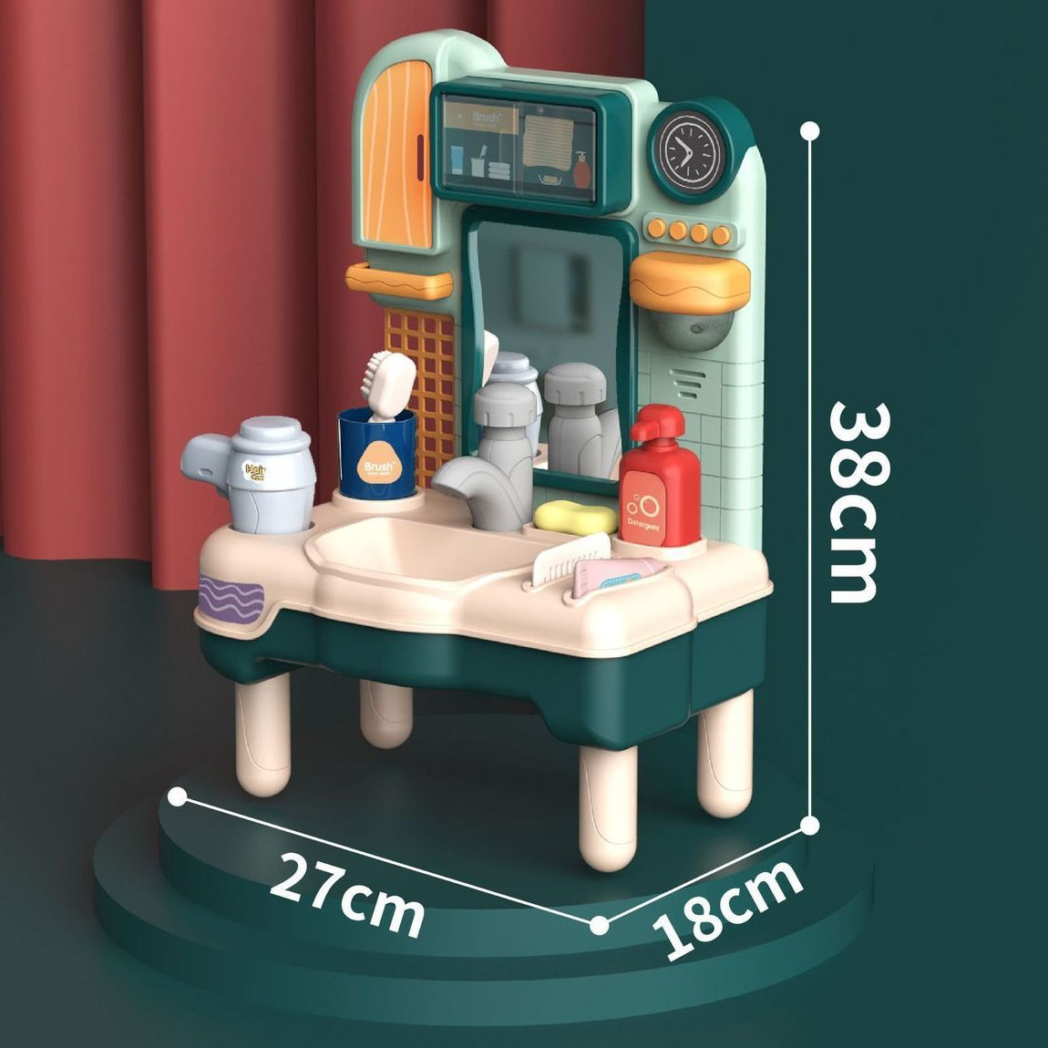 Pretend Play Washbasin Toys Set