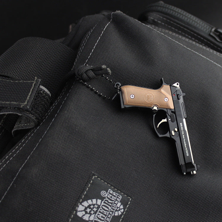 Mini Beretta M92 Toy Pistol Keychain