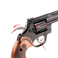 Thumbnail for Mini Colt Python 357 Revolver with Bullets