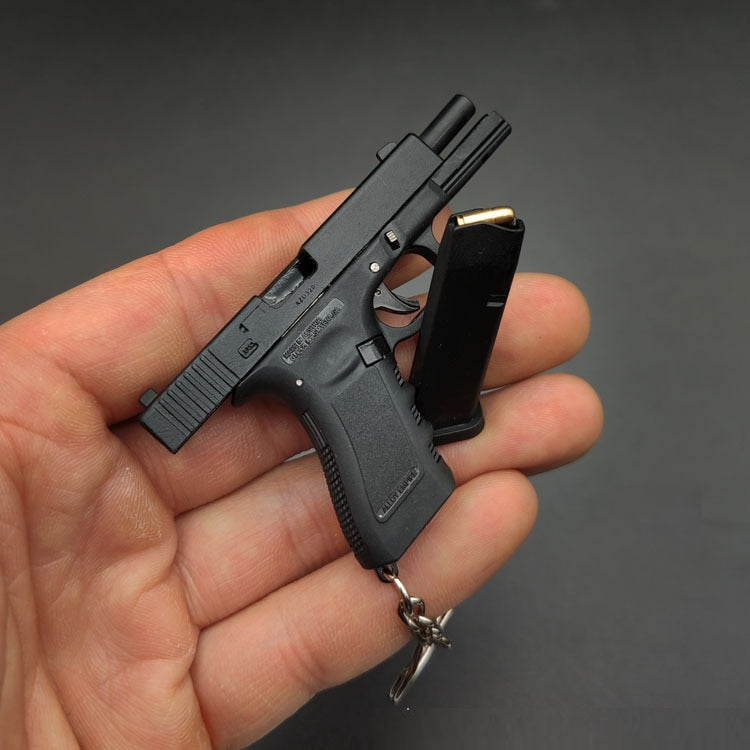Mini Glock 17 Shell Ejection Toy Keychain