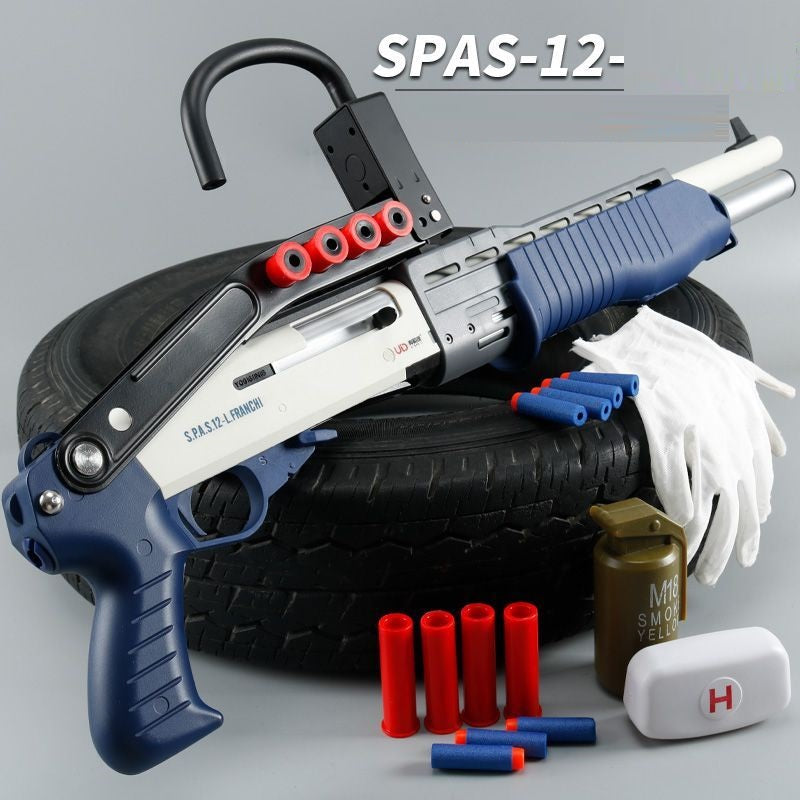 UDL SPAS-12 Shell Ejecting Soft Bullet Toy Gun