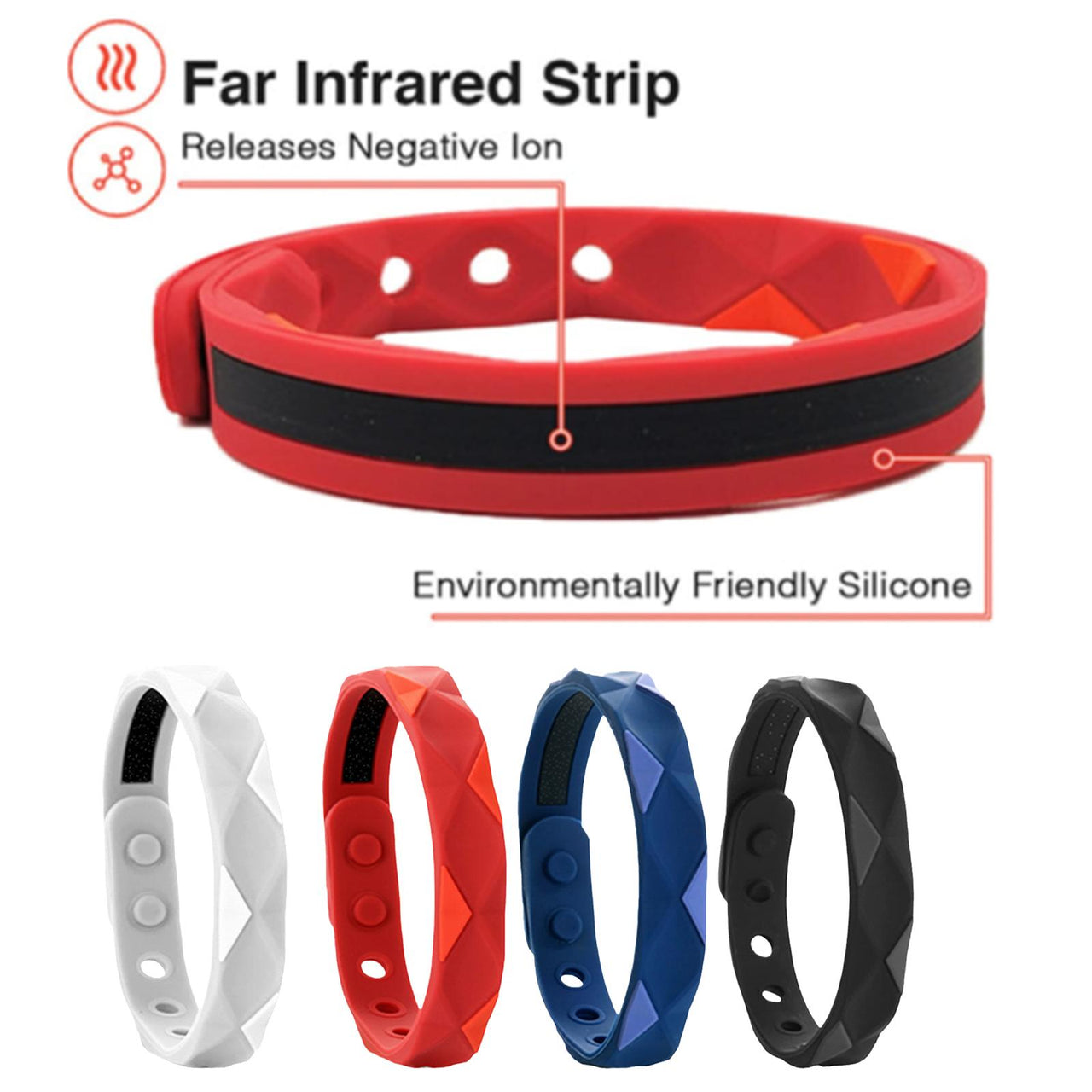 Redup Far Infrared Negative Ions Wristband