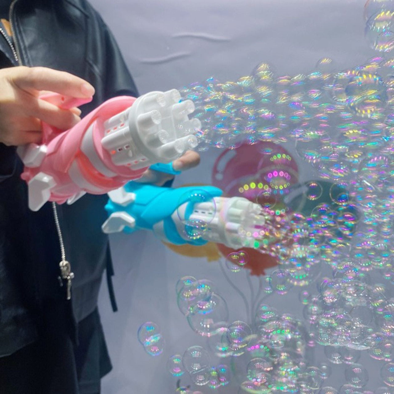 Gatling Bubble Machine Toy