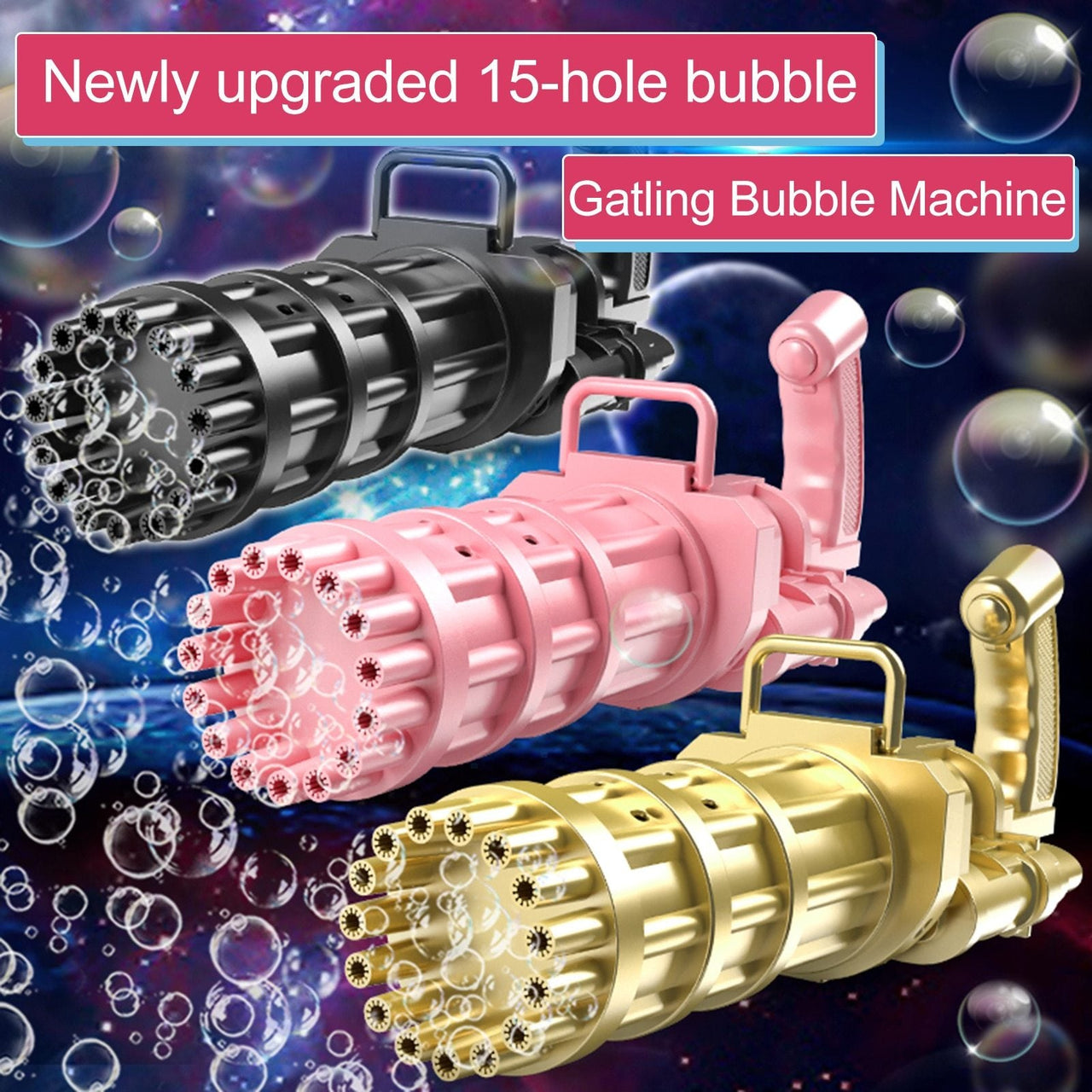 Big Gatling Bubble Machine