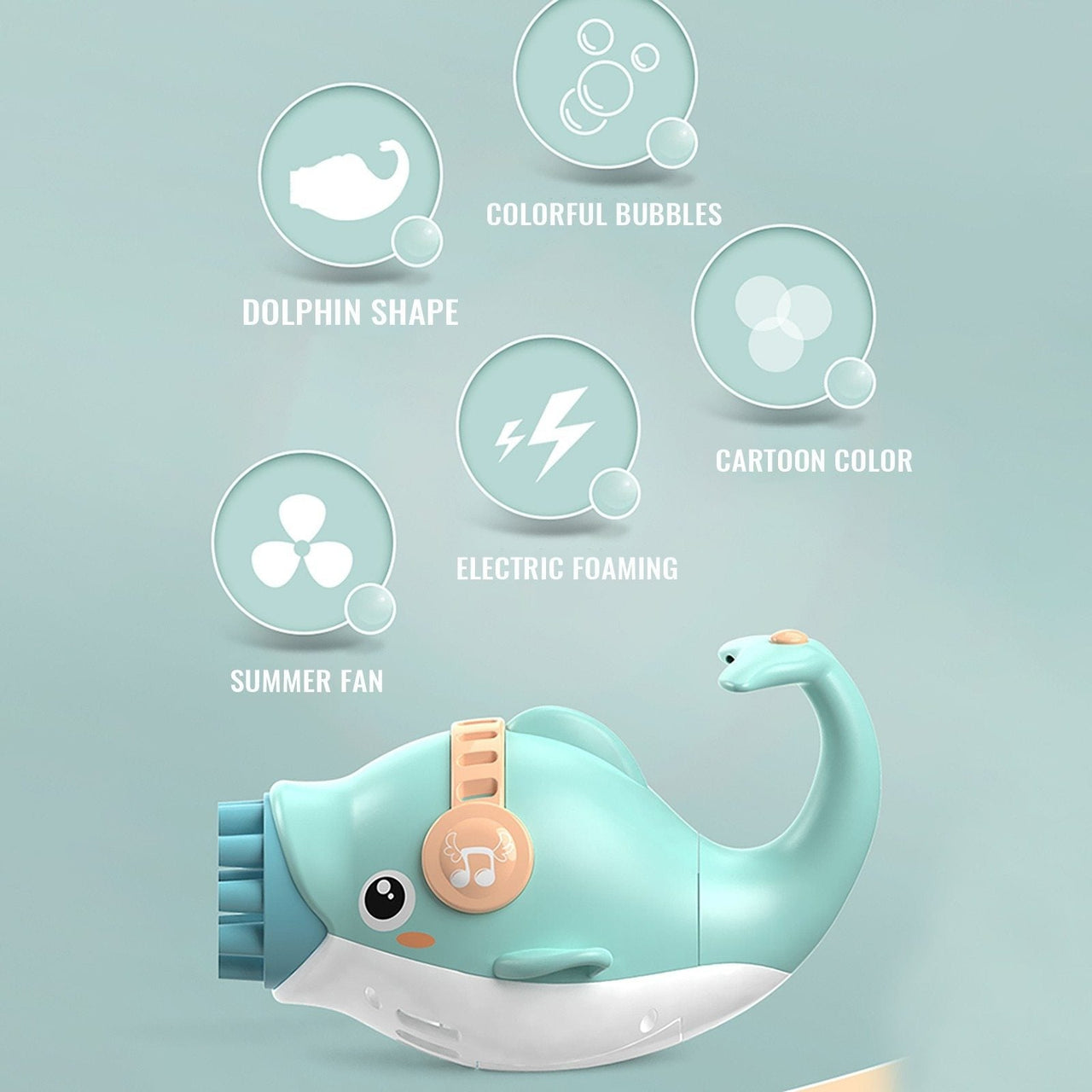 Dolphin Bubble Machine