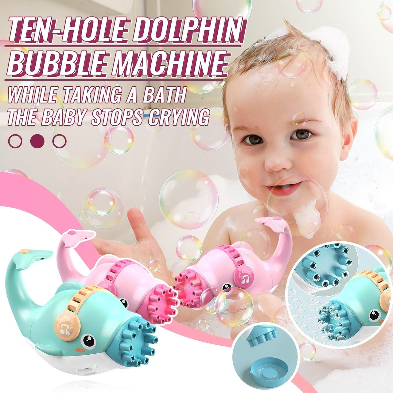 Dolphin Bubble Machine