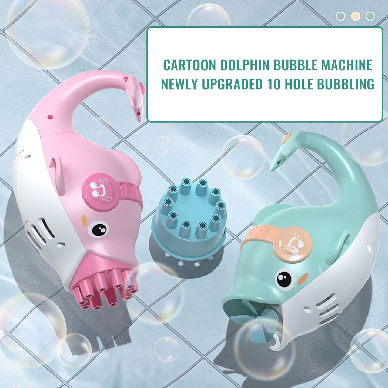 Dolphin Bubble Machine