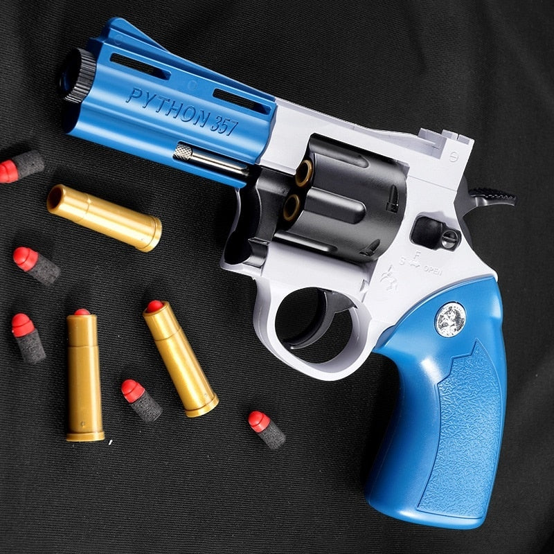 357 Revolver Pistol Soft Bullet Toy