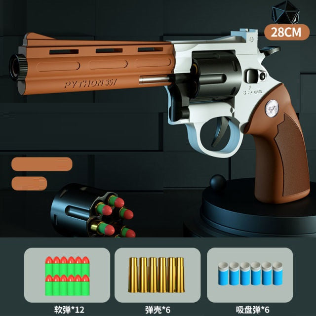 357 Revolver Pistol Soft Bullet Toy