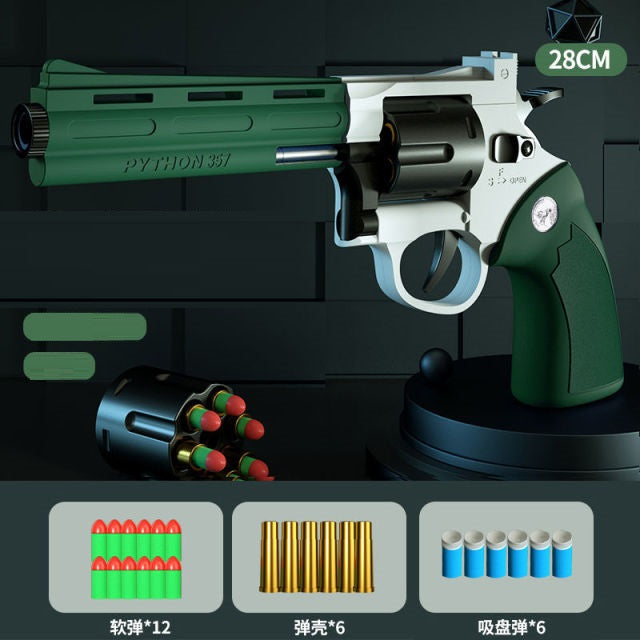 357 Revolver Pistol Soft Bullet Toy