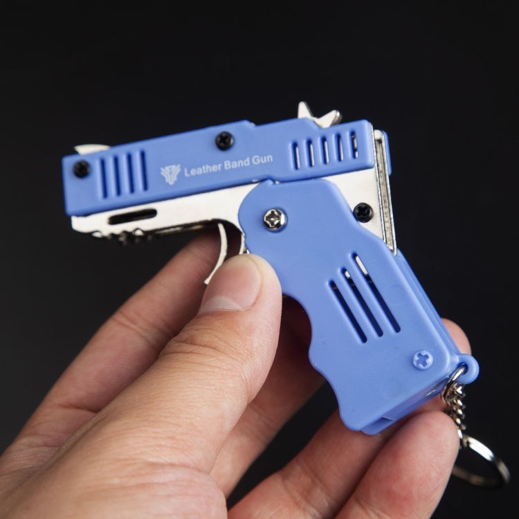 Mini Folding Rubber Band Gun