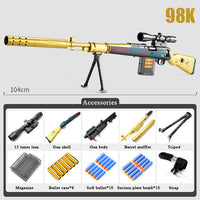 Thumbnail for AWM 98k M24 Soft Bullet Sniper Toy