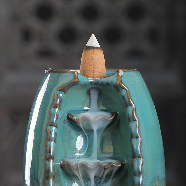 Waterfall River Backflow Incense Holder